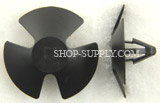 Black Nylon Hood Insulation Retainer Chrysler # 4878883AA